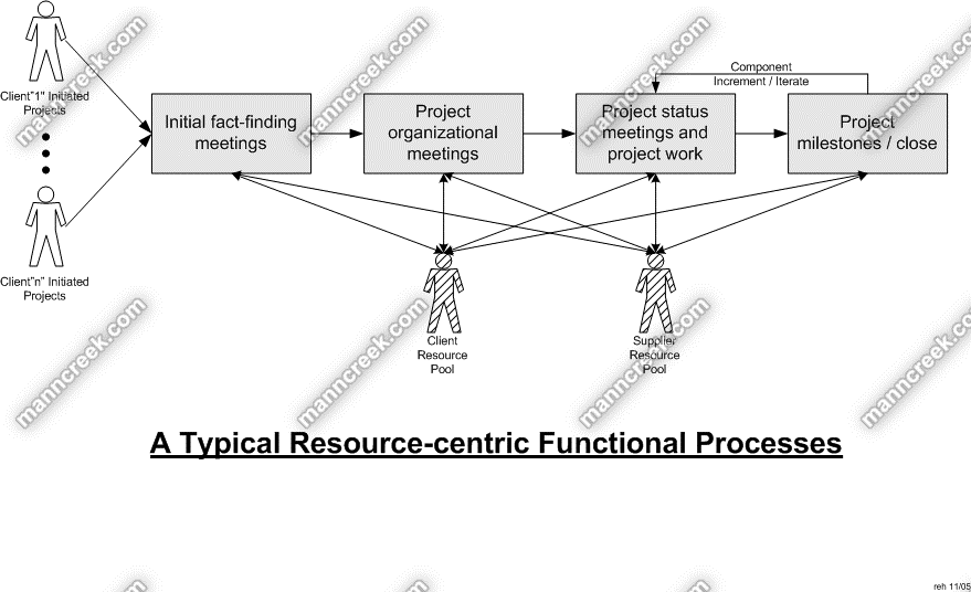 Resource-centric Functional Process